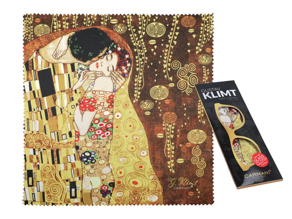 Brilleklud - G. Klimt, Kysset (CARMANI)