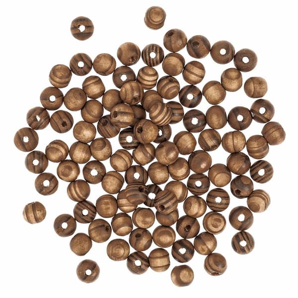 Träpärlor i furu 10mm 100st