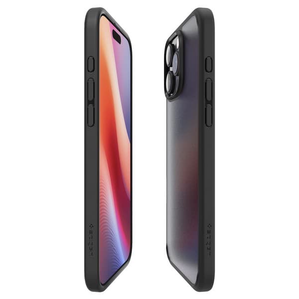 Spigen Ultra Hybrid-cover til iPhone 16 Pro Max, gennemsigtig sort