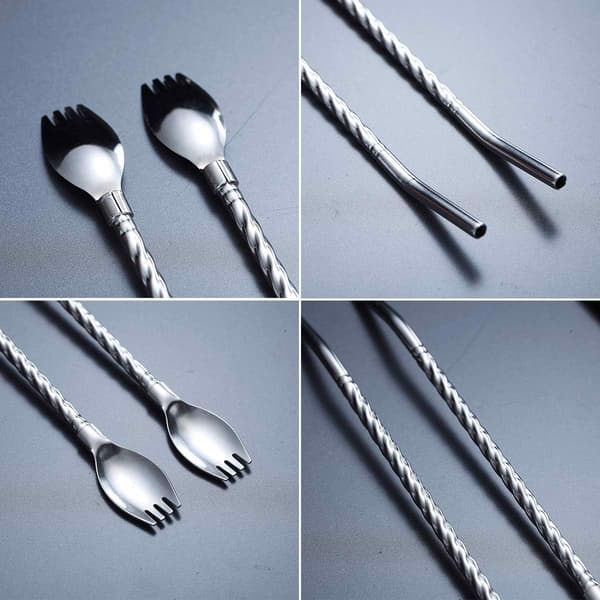 Stråskeer til kaffe og desserter 24 cm 4 stk.