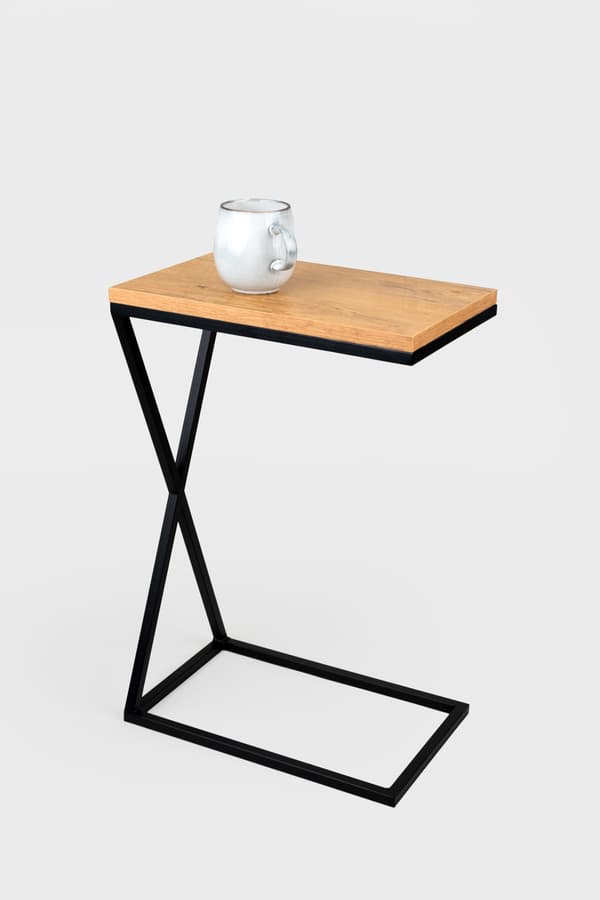 Your Loft Design sidebord sort træ Monte 40x25x60