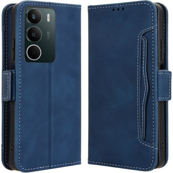 Flip-cover til Realme C71, kortholder, marineblå