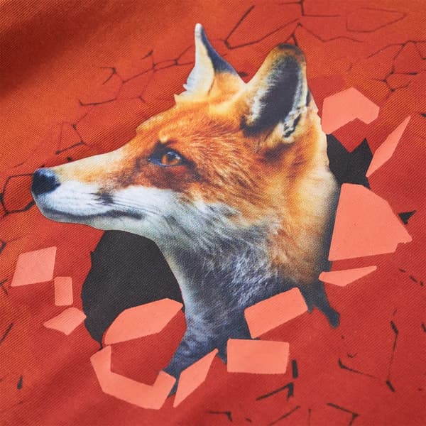 Børne langærmet T-shirt, lys rust, 92