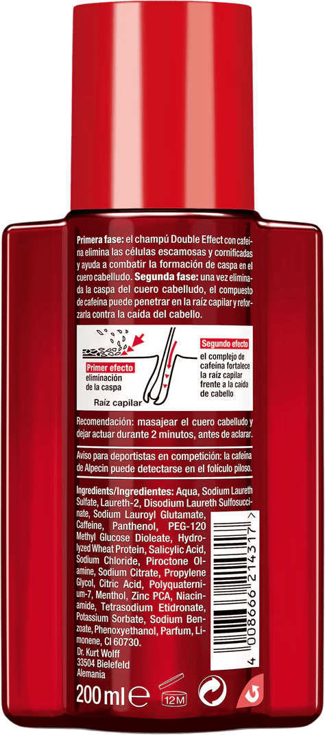 Alpecin Caffeine Double Effect Schampo 200 ml