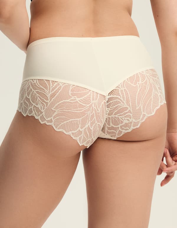 Esotiq Pansy Högmidjade Trosor 2-pack | Beige M