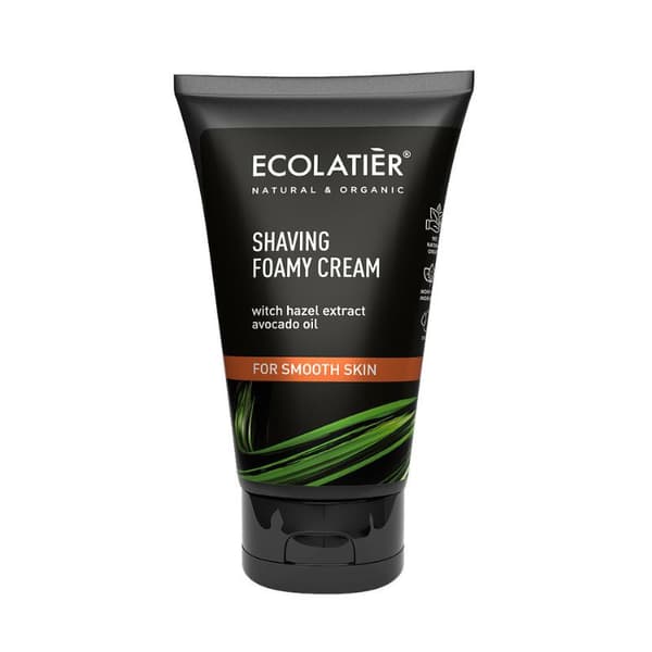 ECOLATIER barbercreme til glat hud, 150 ml
