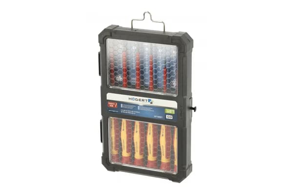Hoegert Technik VDE 1000V isolerad precisionsskruvmejsel PH SL 6-pack