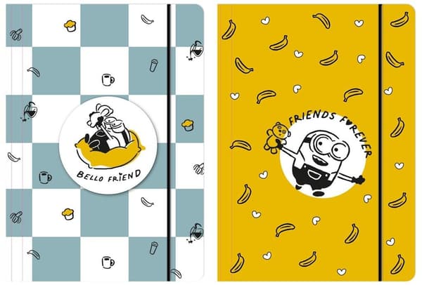 Minion A4 elastisk mappe
