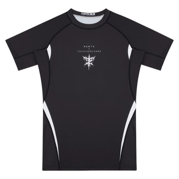 MANTO Rashguard Kortærmet TRASURE ZONE Sort L