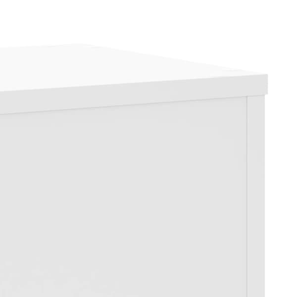 vidaXL urtepotteunderkopper, 2 stk., hvide, 30x30x70 cm