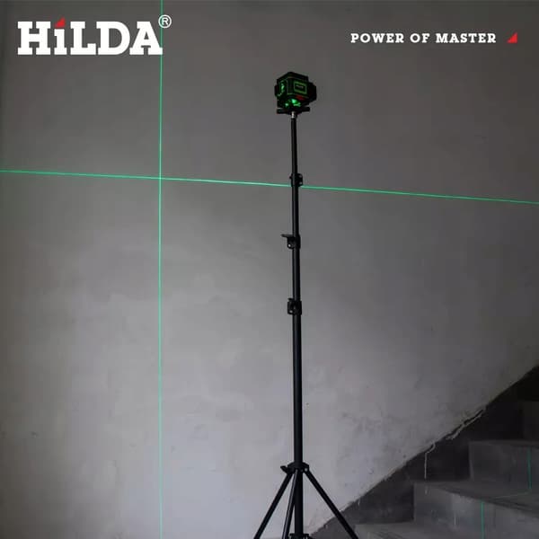 LASERSTATIV 2M STABILT LASERNIVÅ KULAHUVUD 360°