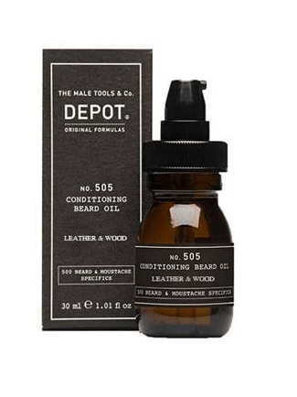 Depot nr 505 Läder- och träskäggolja 30 ml
