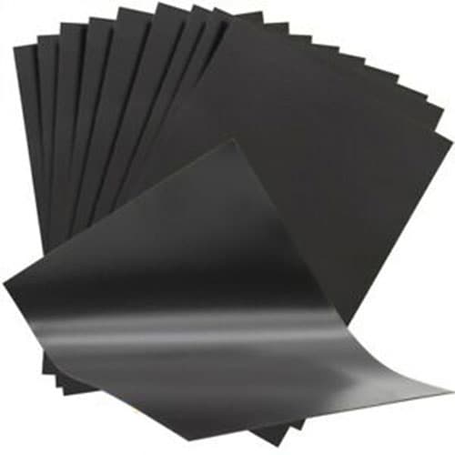 SORT MAGNETFOLIE, A4-ARK, 2 MM TYK - HUNTER