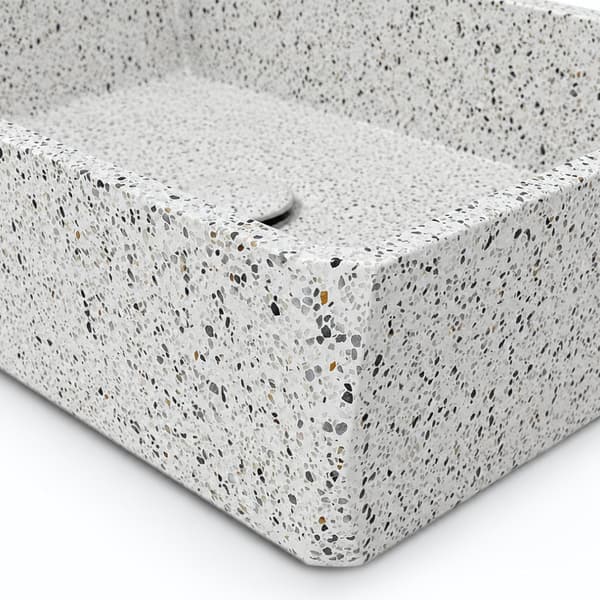 Terrazzo bordvask med prop - Aquaterris