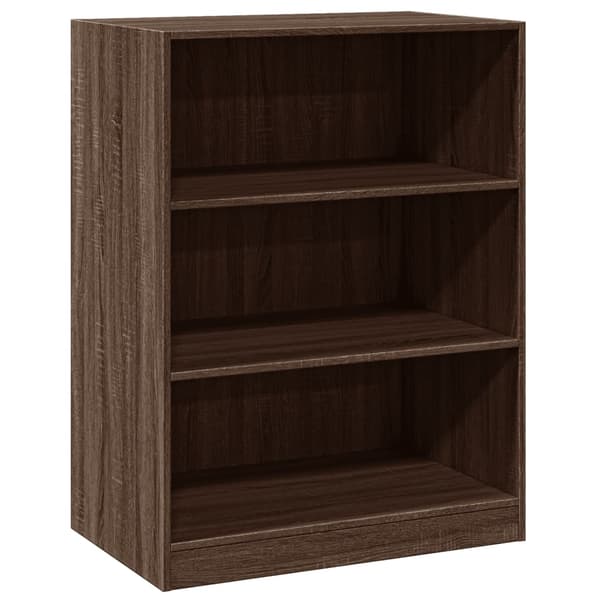 vidaXL garderobeskab brunt egetræ 77x48x102 cm