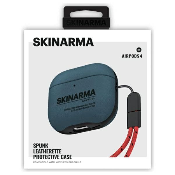 Skinarma Spunk-etui til AirPods 4, blå
