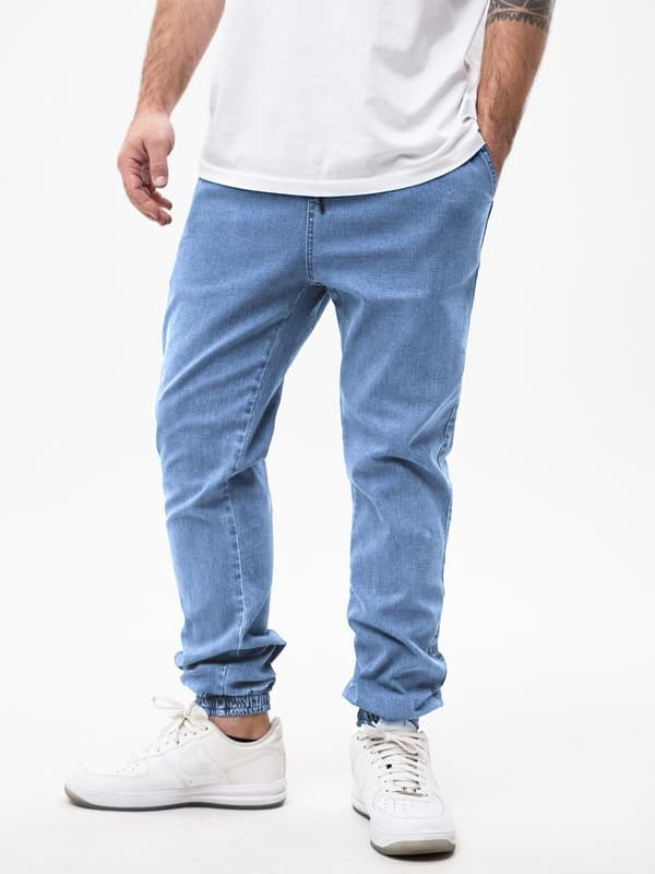 Lucky Dice Promo Dice Herr Blå Jogger Jeans M