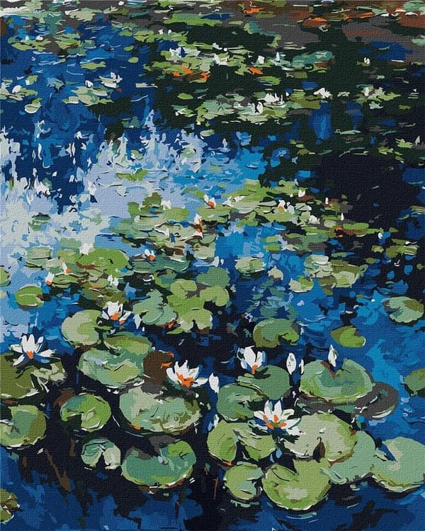 Maleri efter tal - Åkander 40x50
