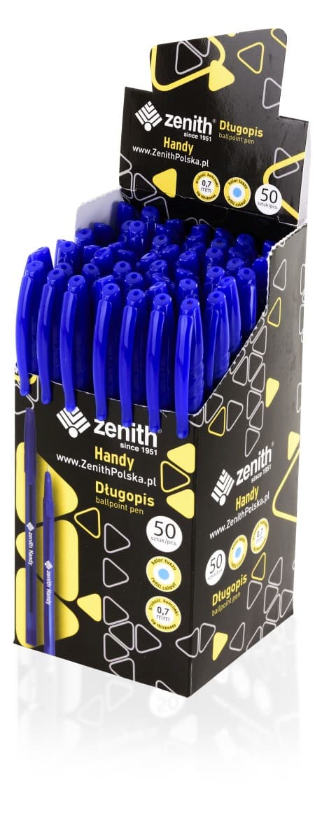 ZENITH HANDY BOX KUGLEPEN A'50 BLÅ 201318007