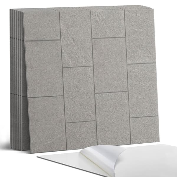 Vinylflisesæt Nem montering Stenflisemønster 9x30x30 cm