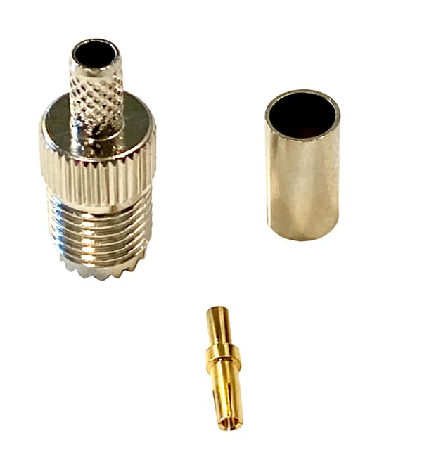 Mini UHF-stik til RG174-kabel