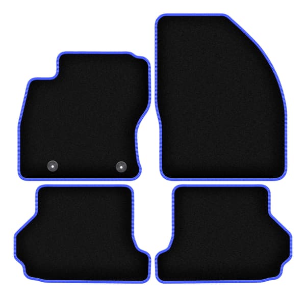 CARLUX-BLÅ bilmåtter til: Ford Focus MK2 cabrio (2006-2010)