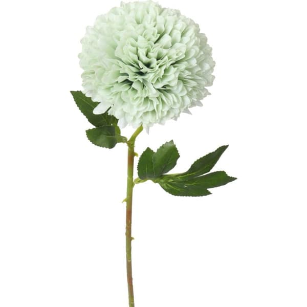 Kunstig blomst - Grøn hvidløg enkelt, 52 cm lang