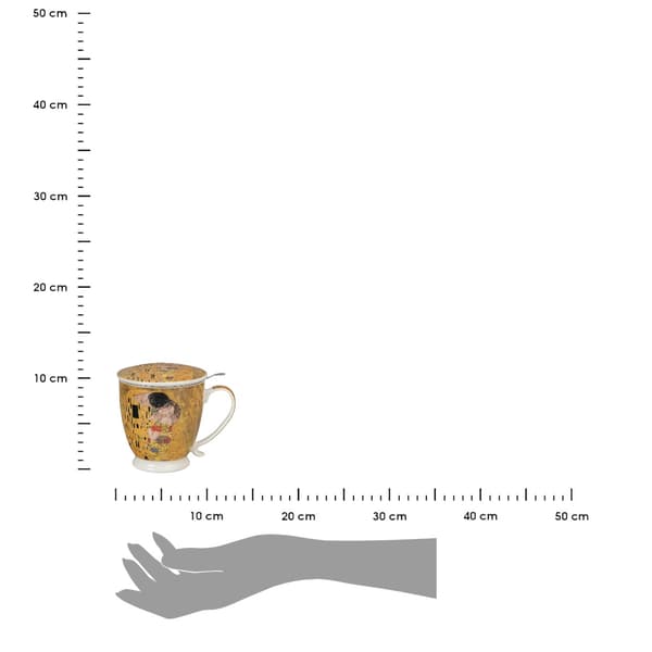 Mugg med infuser på fot 510 ml