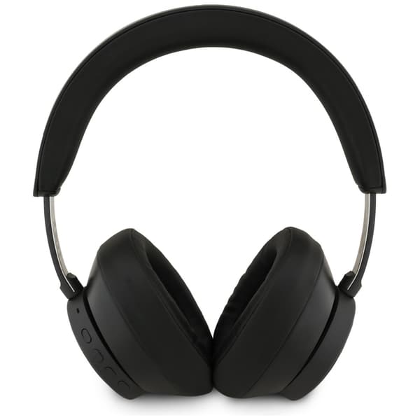 Guess Bluetooth ENC Saffiano Triangle Logo Svarta On-Ear Hörlurar