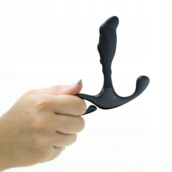 Intimeo Prostata Massager Silikone Analprop Sort til Mænd