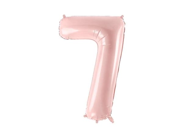 Folieballon 7 stk. lyserød 72 cm