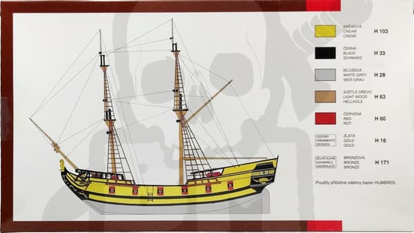 SMER0901 Black Falcon sejlskib