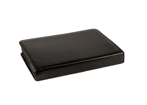 Elegant A4 Tizano BW05-mappe - konferencebord med ringe og klips