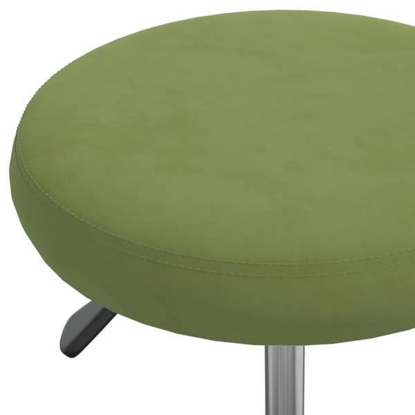 vidaXL Massagepall klädd i sammet ljusgrön