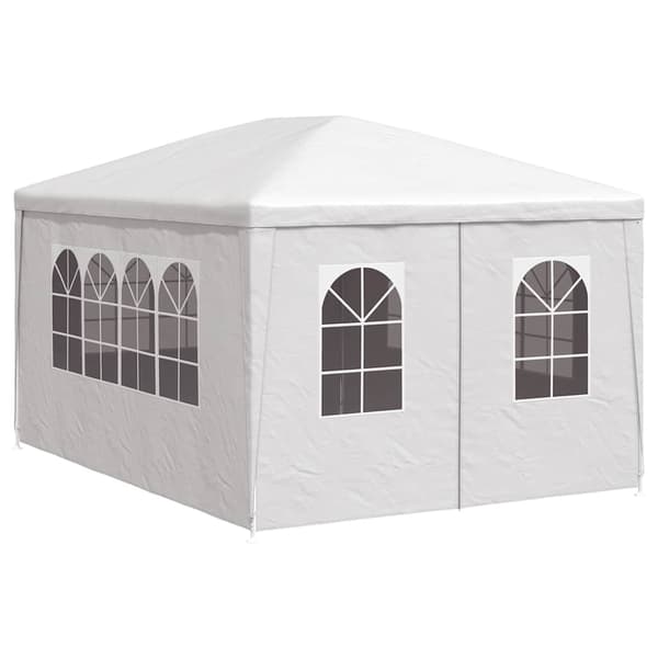 vidaXL Partytält 3 x 4 m vit
