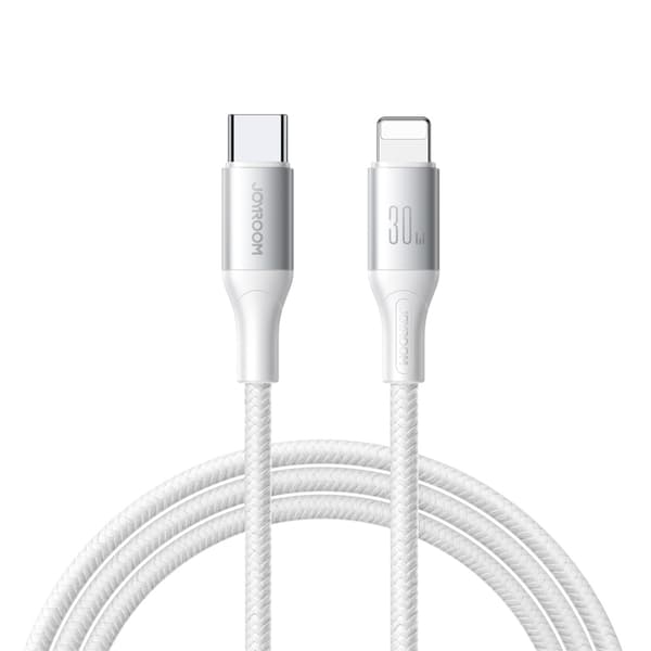 USB-C - iPhone Lightning 30W 2m Kabel - Hvid