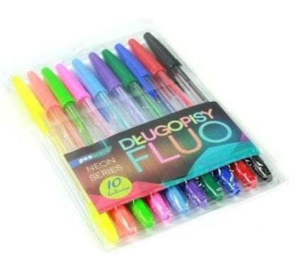 Fluo pen 10 farver