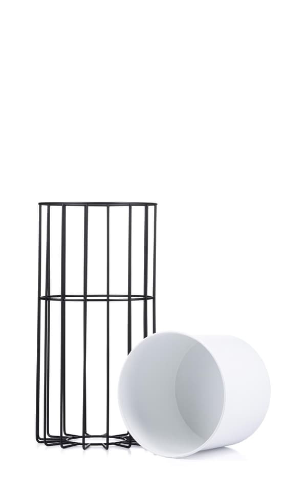 Modernt blomsterställ med lock 42 cm LOFT
