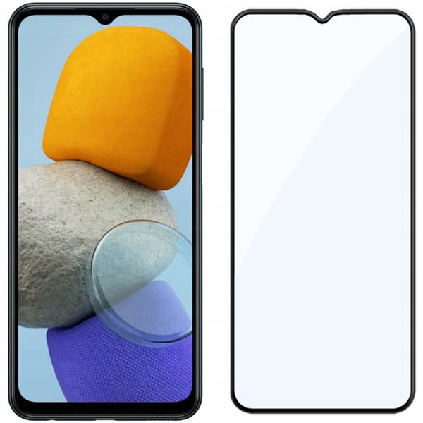 2x Härdat glas för Samsung Galaxy M23 5G med helskärmstäckning, 5D-glas