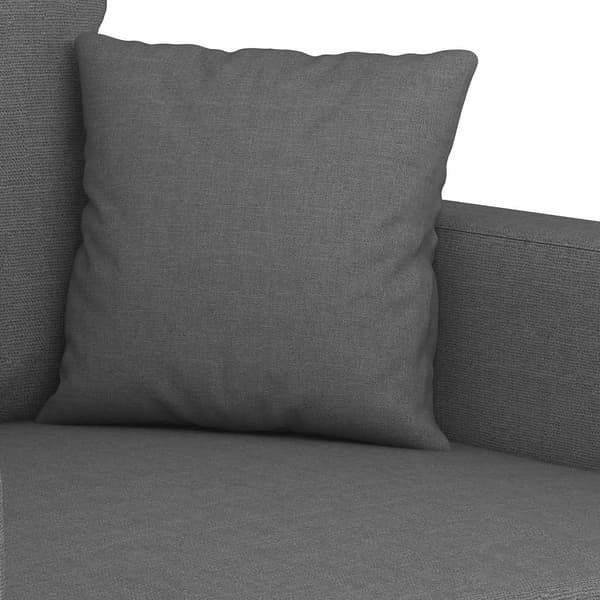 vidaXL Fåtölj, mörkgrå, 60 cm, klädd i tyg