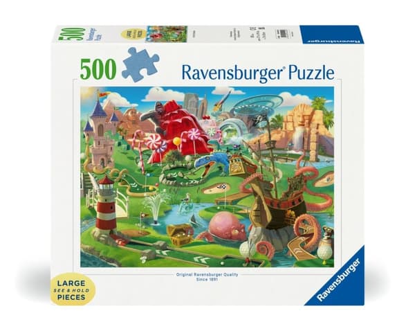2D-puslespil: Forlystelsespark 500 brikker