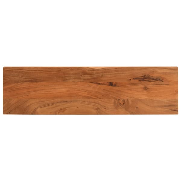 vidaXL bordplade 110x20x3,8 cm rektangulær massiv akacietræ