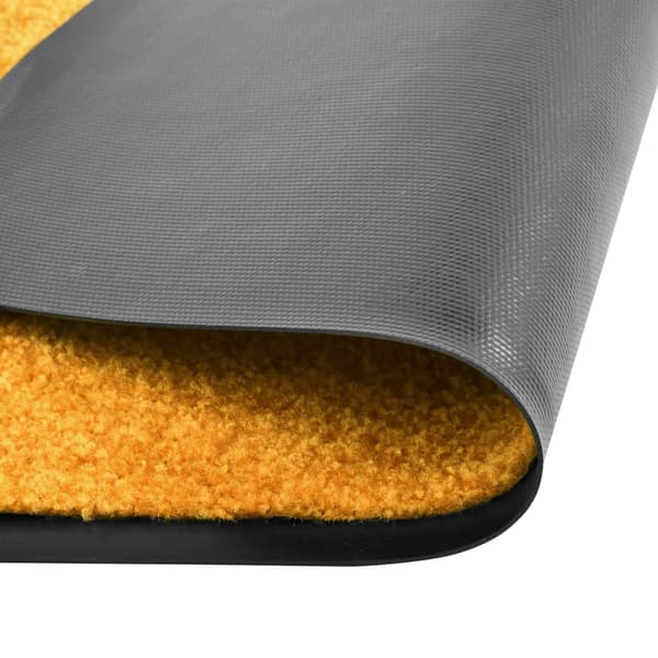 vidaXL vaskbar dørmåtte, orange, 60 x 180 cm