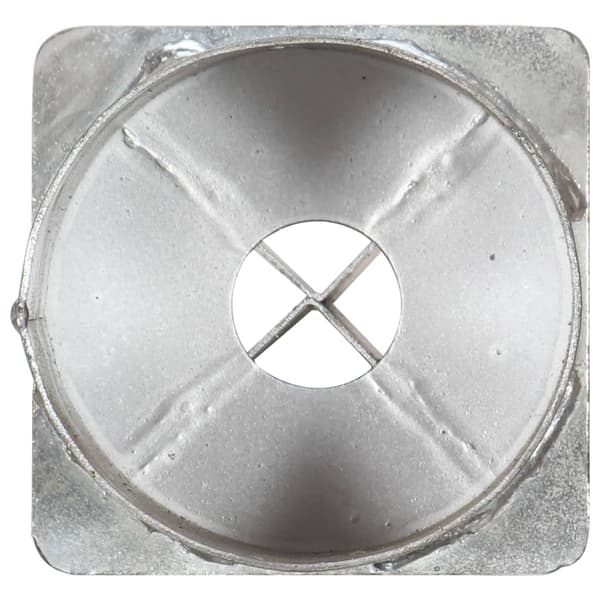 vidaXL Markpinnar, 6 st, silver, 12 x 91 cm, galvaniserat stål