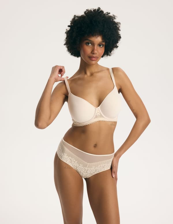 VIRGINIA Esotiq Vadderad BH | Beige 85D