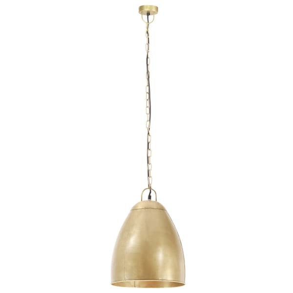 vidaXL industriel pendellampe, 25 W, messing, rund, 32 cm, E27