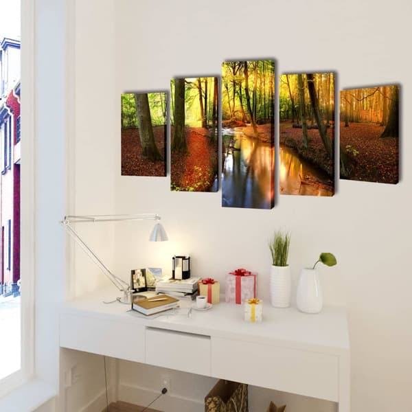 Kangasmaalaussetti 200 x 100 cm Metsä