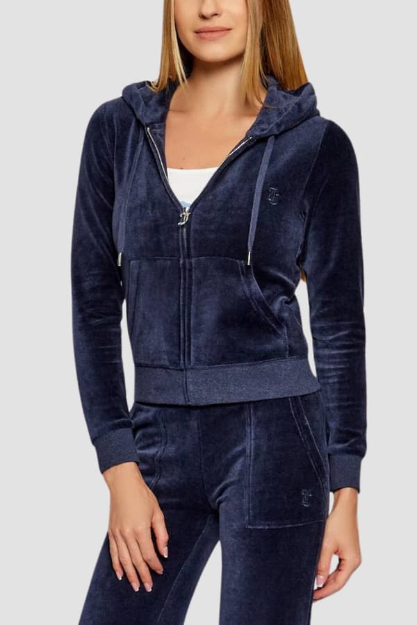 Juicy Couture Marineblå Robertson Hættetrøje M