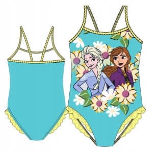 Frozen Elsa Anna uimapuku sininen 104 FN02b