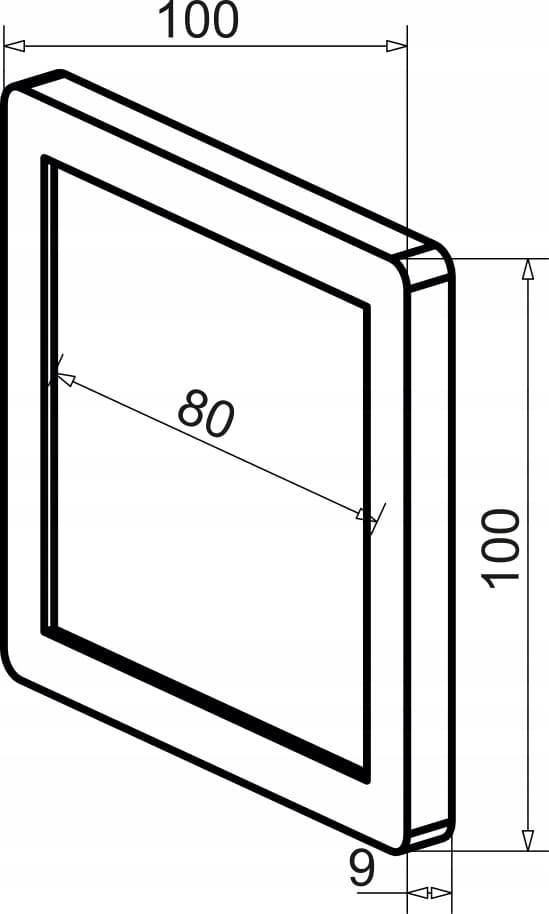 LED-vægmonteret underskabslampe hvid 3W 6000K 180 lm 12V SLL04